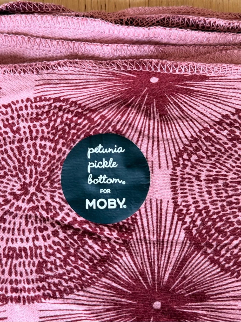 Moby Wrap designed by Petunia Pickle Bottom Pink - Picture 6 of 6